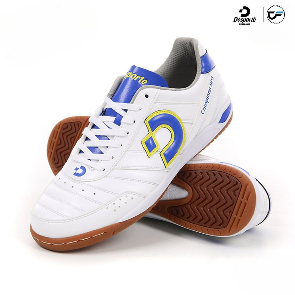 Campinas SP3 White / Blue / Yellow | Desporte Futsal Shoes | DS-2231
