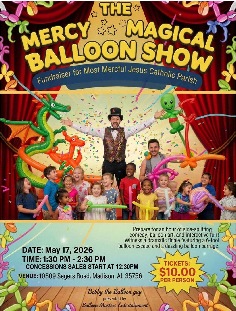 Tickets for Mercy Magical Balloon Show