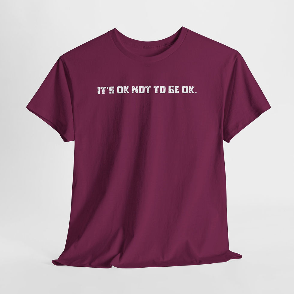 Thumbnail: "It's OK Not To Be OK" Mental Health Awareness Tee - The Oddest Owl