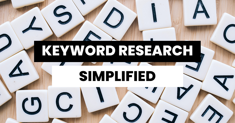 Finding The Right Keywords For Your Content (Part 1)