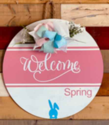 WELCOME SPRING PINK