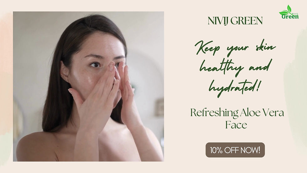 Thumbnail: Soothing Nivij Green pure Aloe Vera Gel