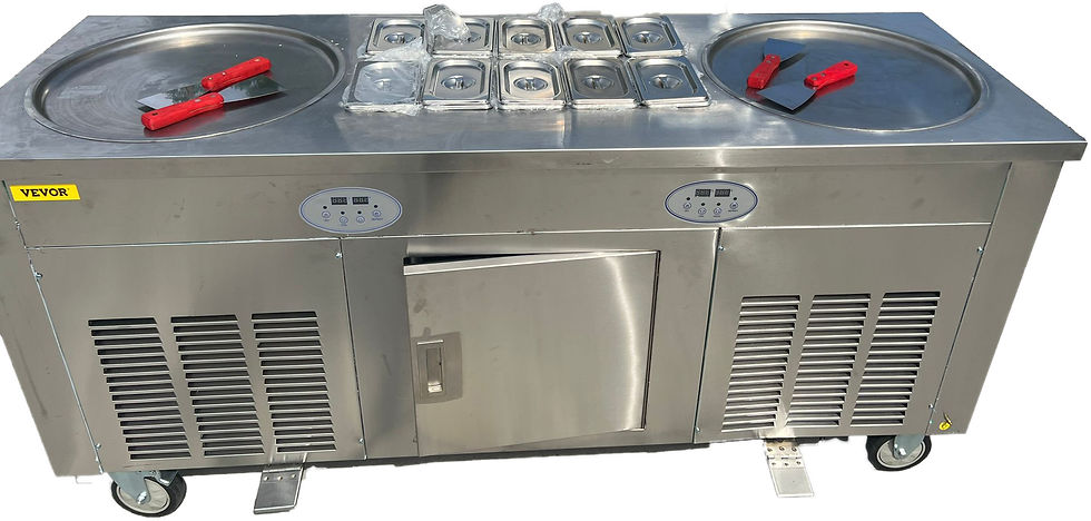 VEVOR Commercial Rolled Ice Cream Machine