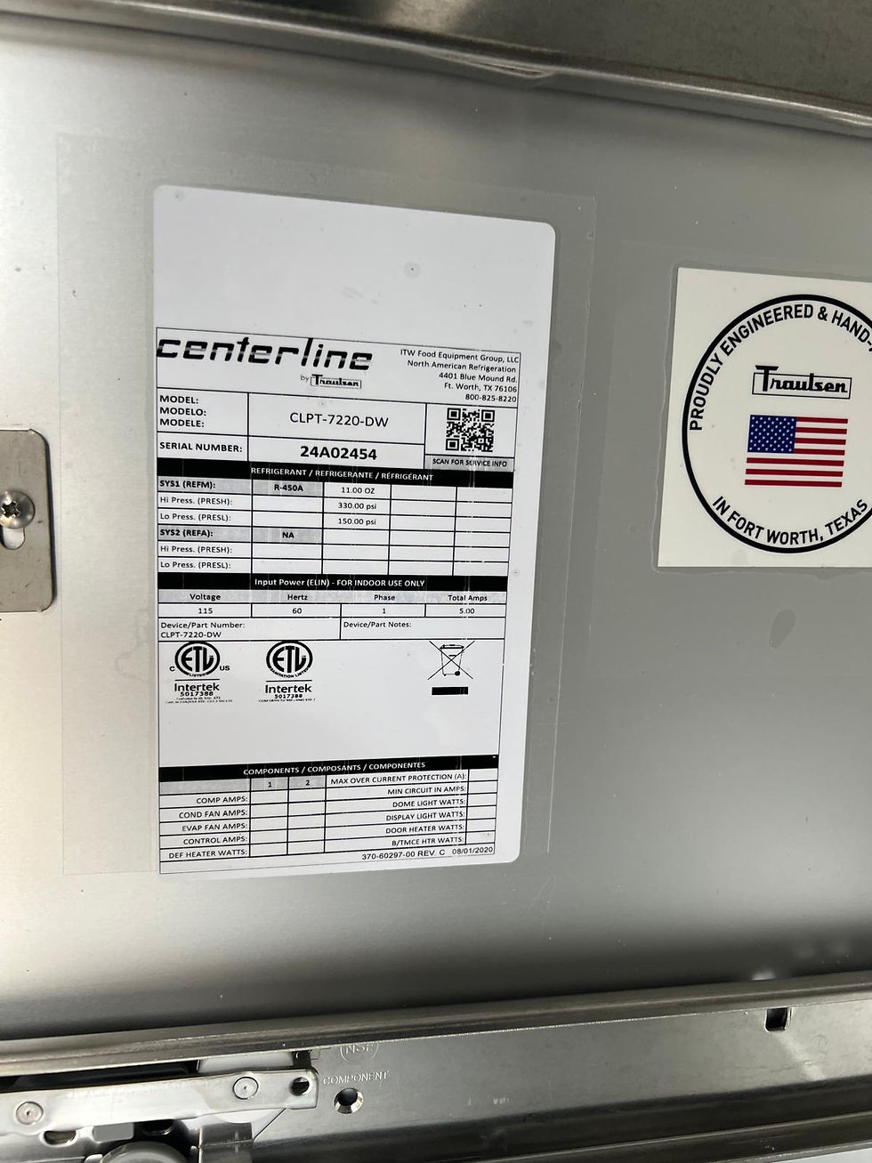Thumbnail: Traulsen Centerline CLPT-7220-DW 72" Salad Prep Table
