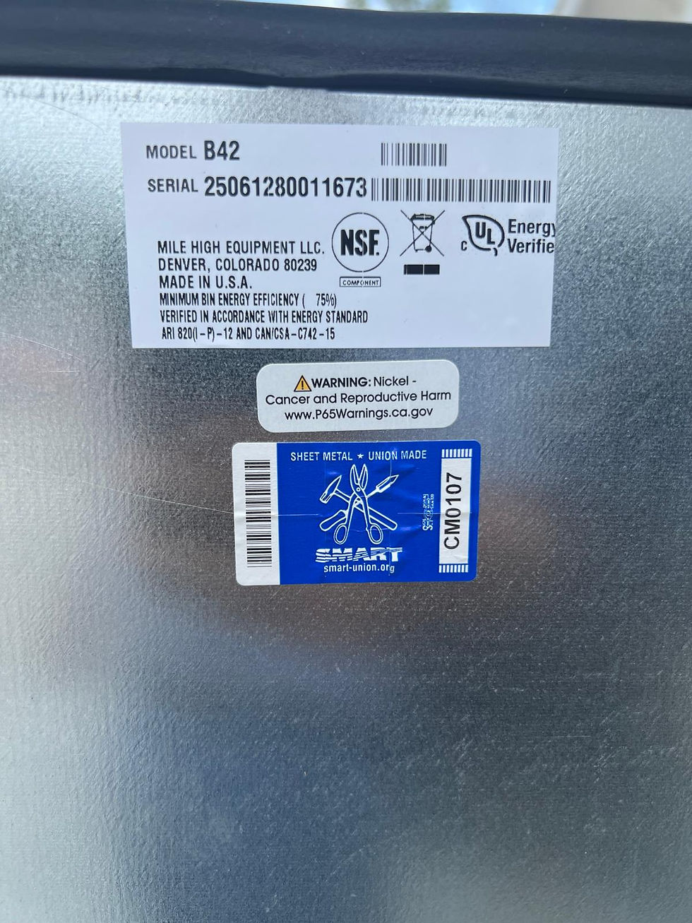 Thumbnail: Ice-O-Matic B42 22 Inch Ice Bin 351 lbs