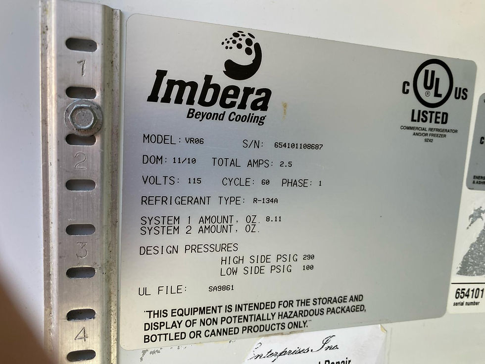 Thumbnail: USED Imbera (VR06) 22" Wide Countertop Refrigerator