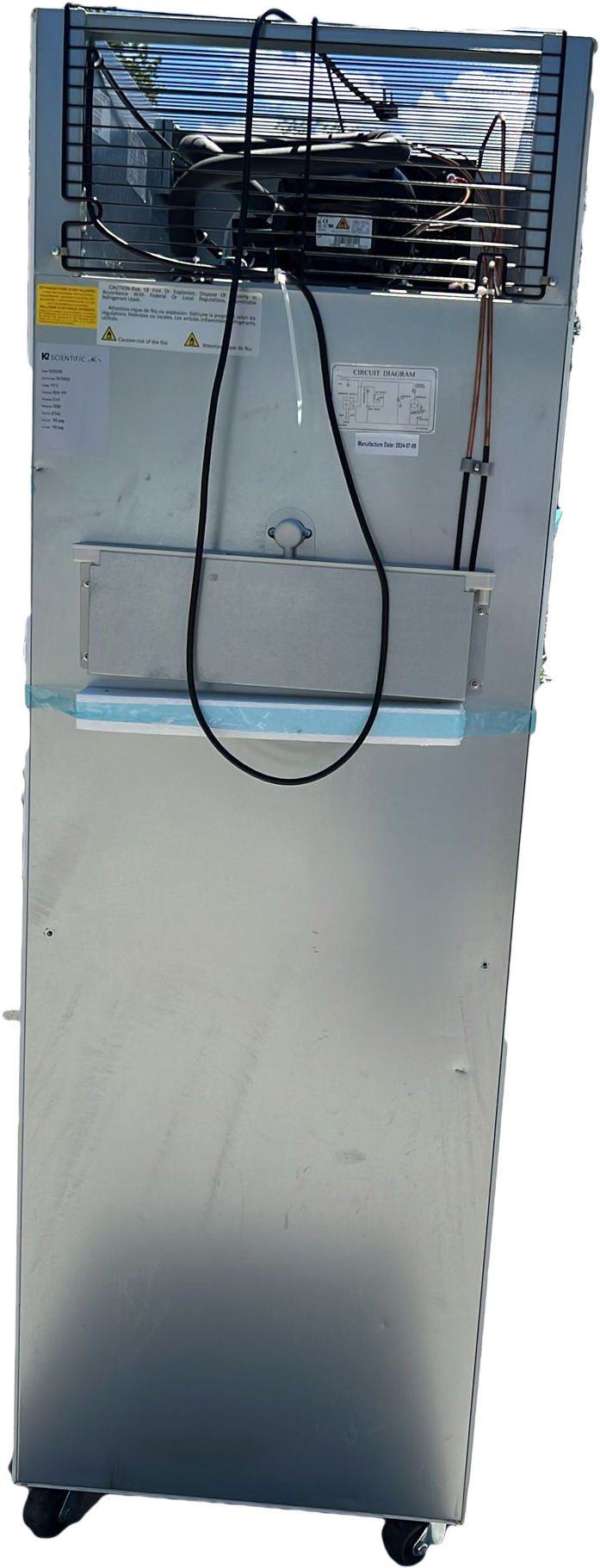 Thumbnail: K2 SCIENTIFIC 22 Cu. Ft. Solid Door Upright Refrigerator K222SDR