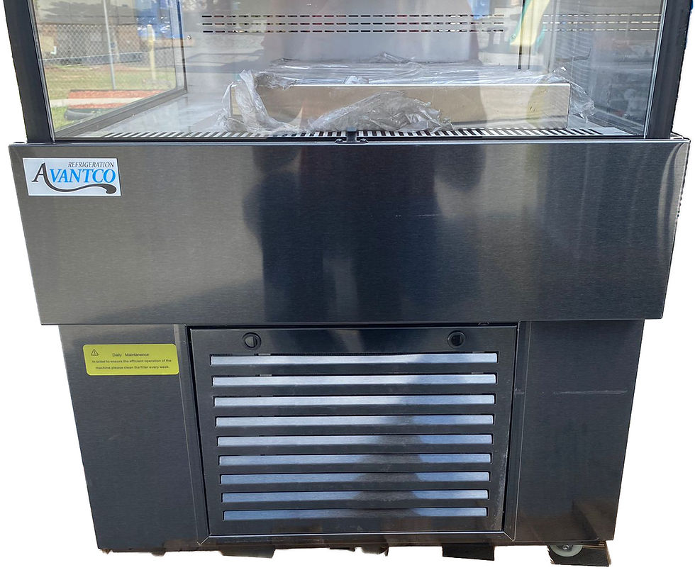 Thumbnail: BHAC-28 28" Black Horizontal Air Curtain Merchandiser 115V