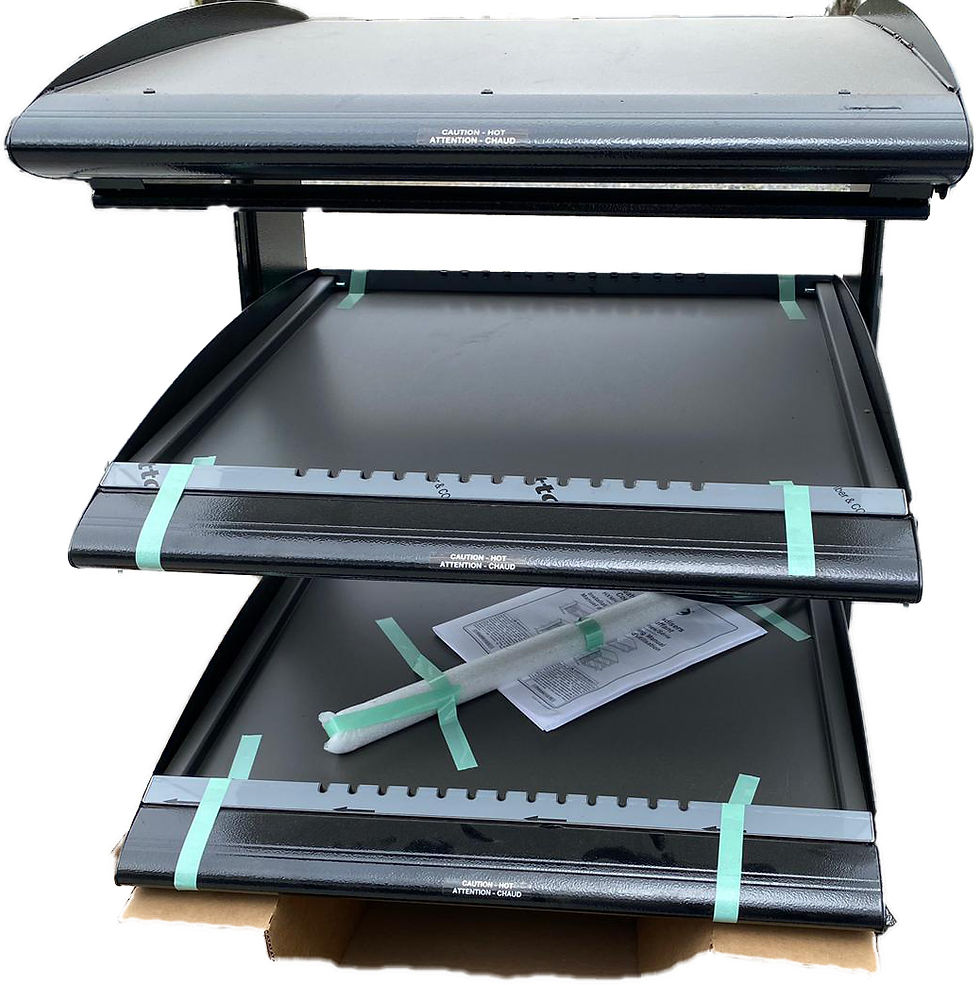Thumbnail: Hatco HXMS-24D LED 24" Heated Slanted Double Shelf