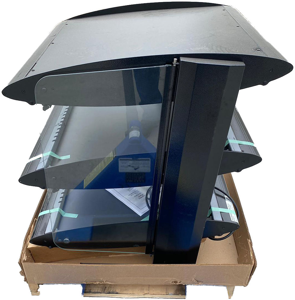 Thumbnail: Hatco HXMS-24D LED 24" Heated Slanted Double Shelf