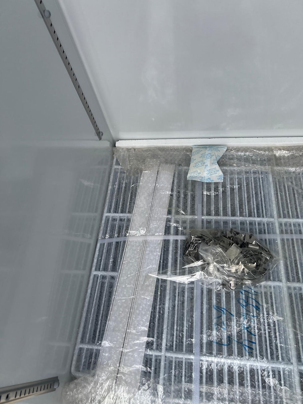 Thumbnail: K2 Scientific K273GDR 73 Cu. Ft. High Performance Glass Triple Door Refrigerator