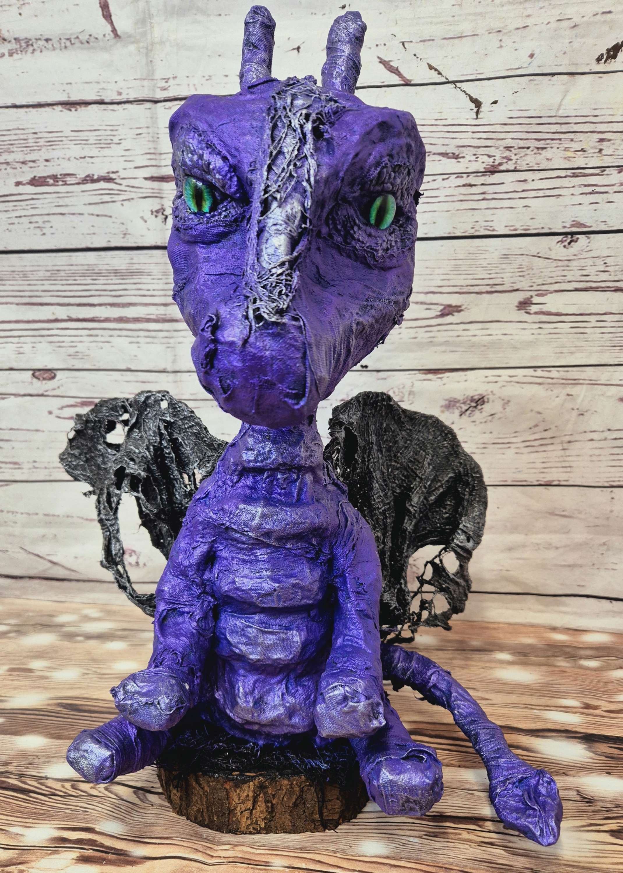 Dragon Sculpture Purple
