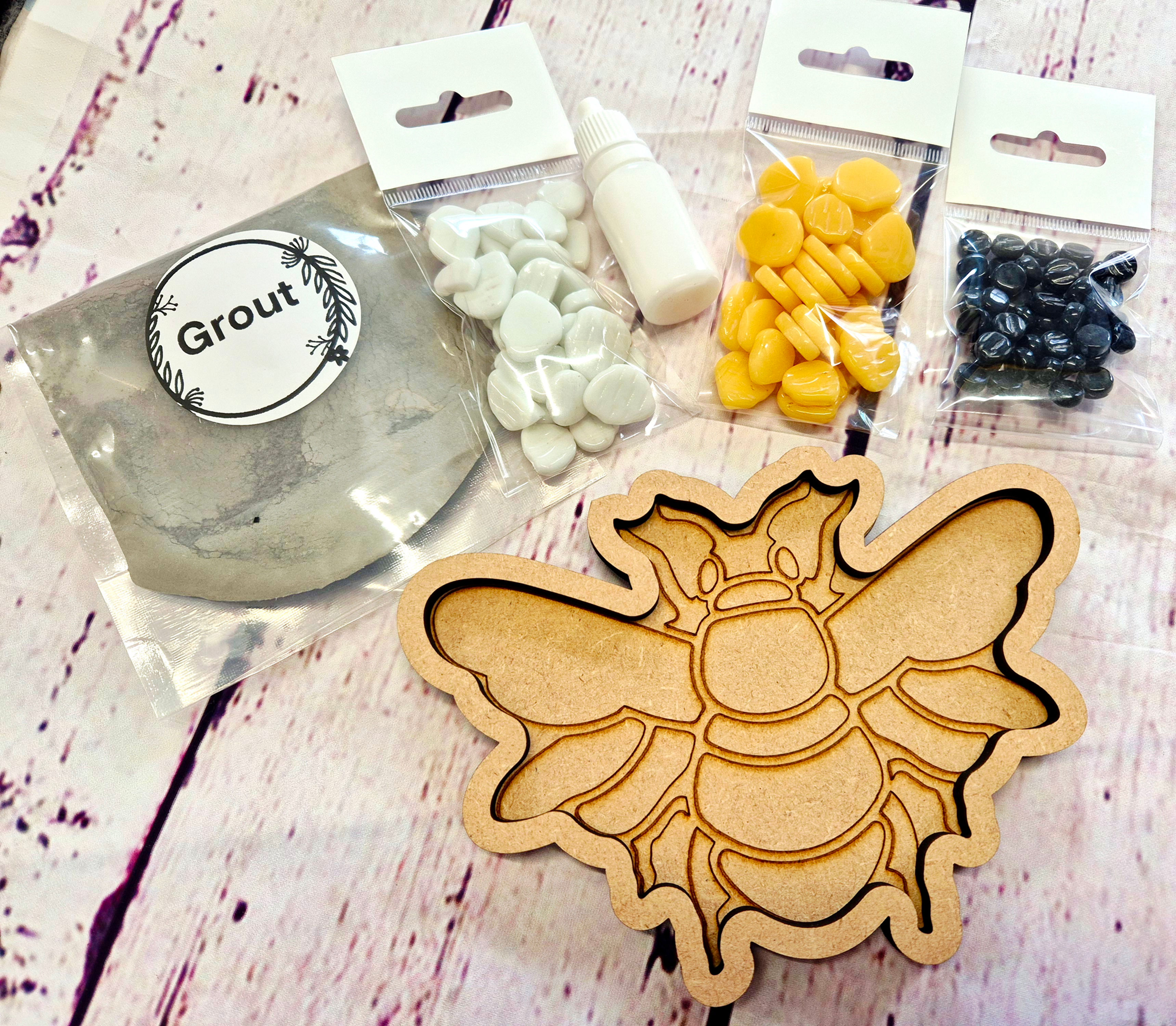 Bee Mosaic Craft Pack