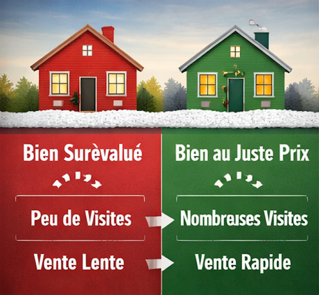 bien surévalué vs bien au juste prix