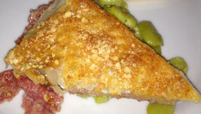 そら豆とサラミのパイ