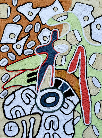 "El traductor del barro" (30x40cm)