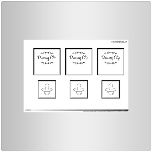 Dummy Clip MJHarrisPrintables