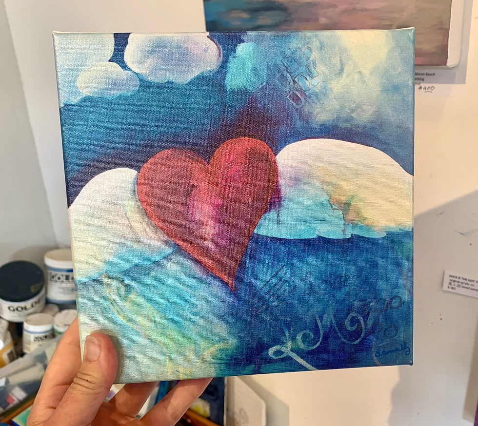 Thumbnail: Lighthearted #1  // 18"x18"x1"