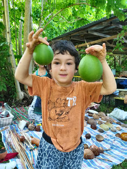 Taller para la confección de maracas con higüera.