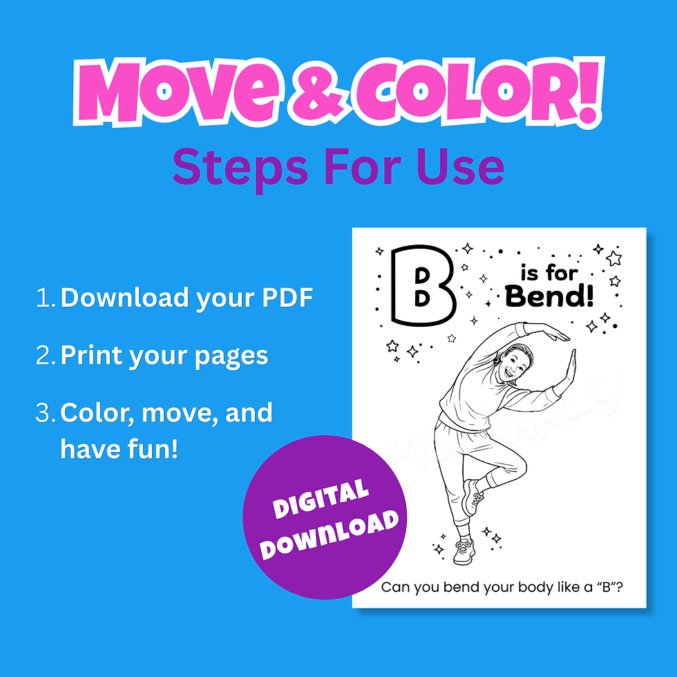 Thumbnail: Alphabet Coloring Pages | ABC Dance Movement Activity for Kids (Ages 3+)