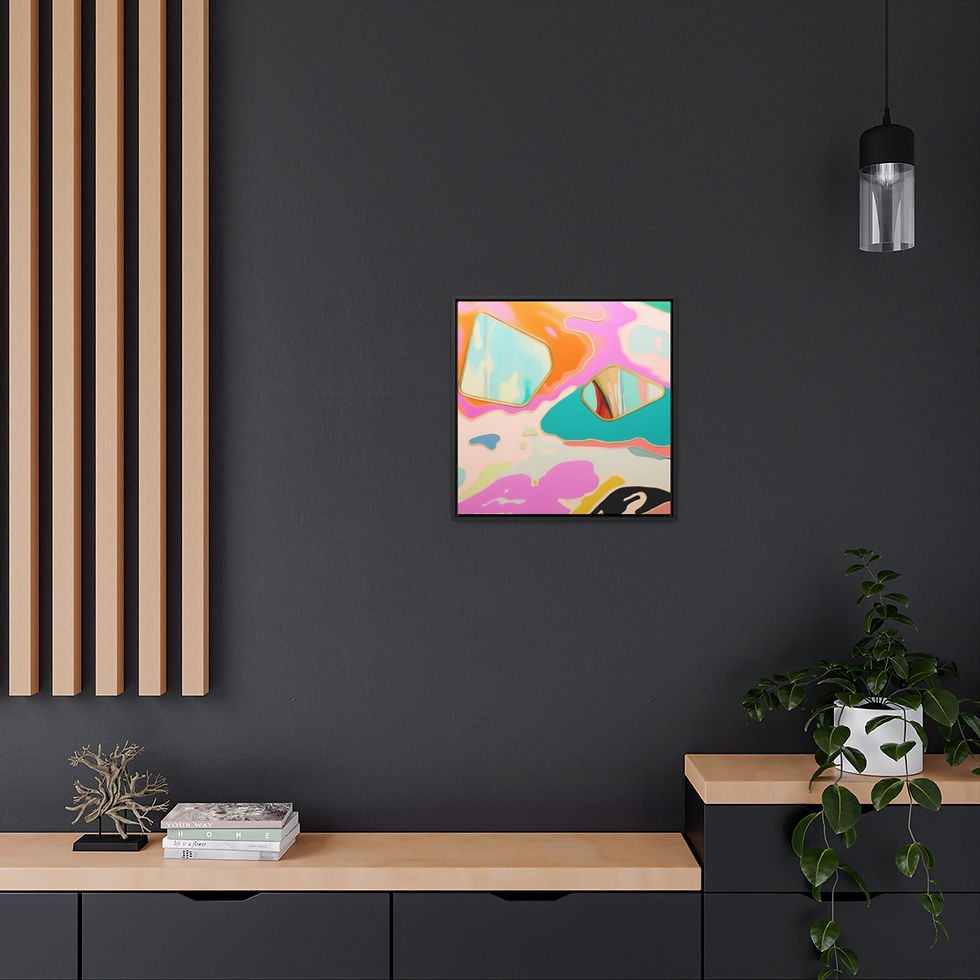Thumbnail: Rear View | Gallery Canvas Wraps, Square Frame