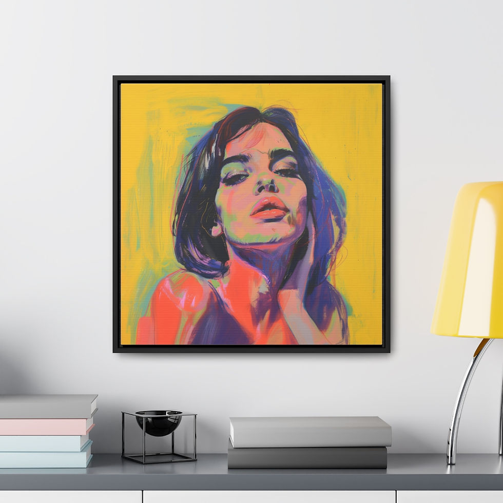Thumbnail: Whispering Shadows | Chic Fine Art Canvas | by Sophie Barrott