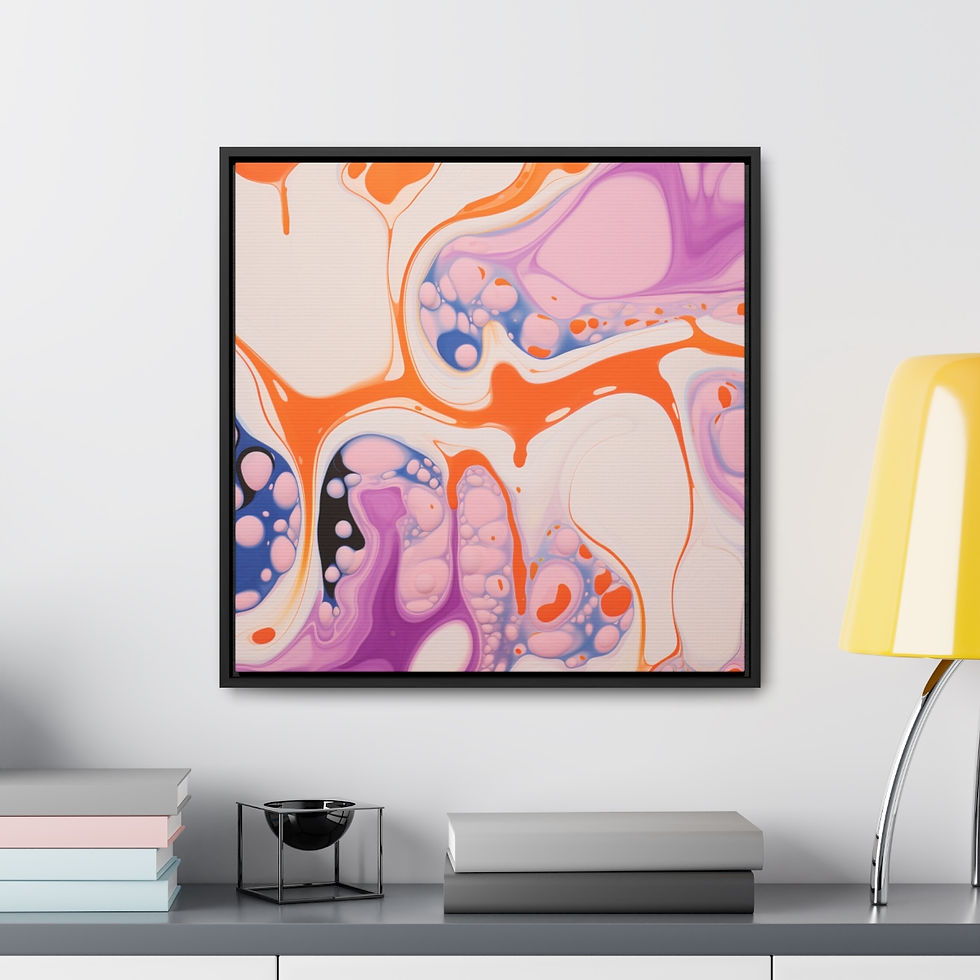 Thumbnail: Pink Drip | Gallery Canvas | by Sophie Barrott