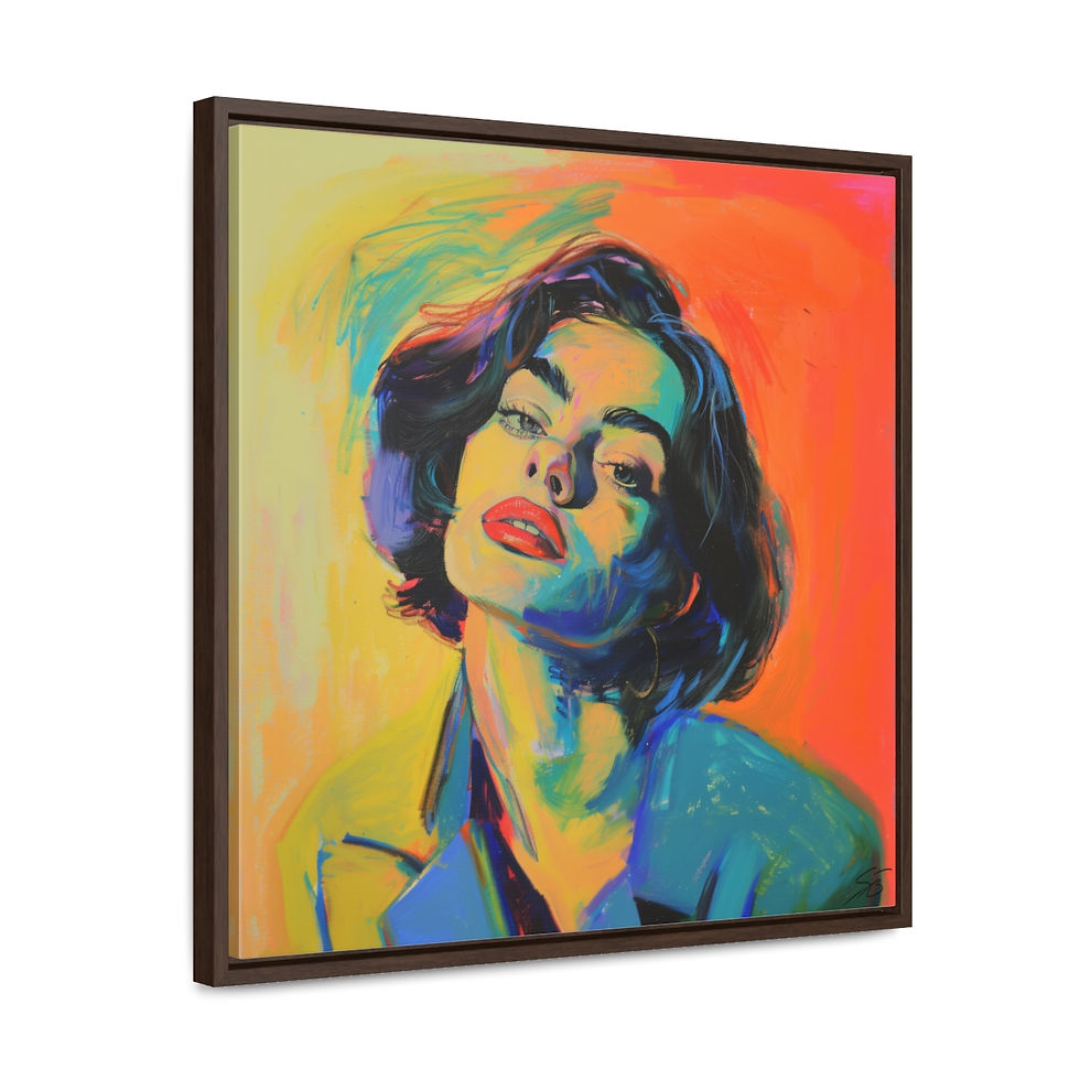 Thumbnail: Suburban Gothic | Chic Fine Art Canvas | by Sophie Barrott