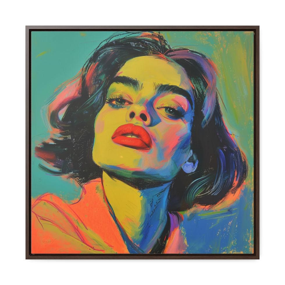 Thumbnail: Mirage of the Forgotten Star | Chic Fine Art Canvas | by Sophie Barrott