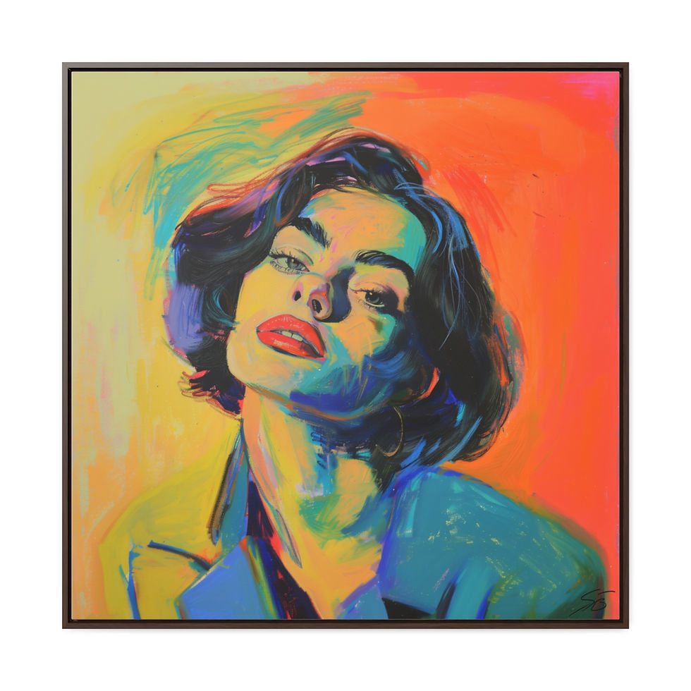 Thumbnail: Suburban Gothic | Chic Fine Art Canvas | by Sophie Barrott