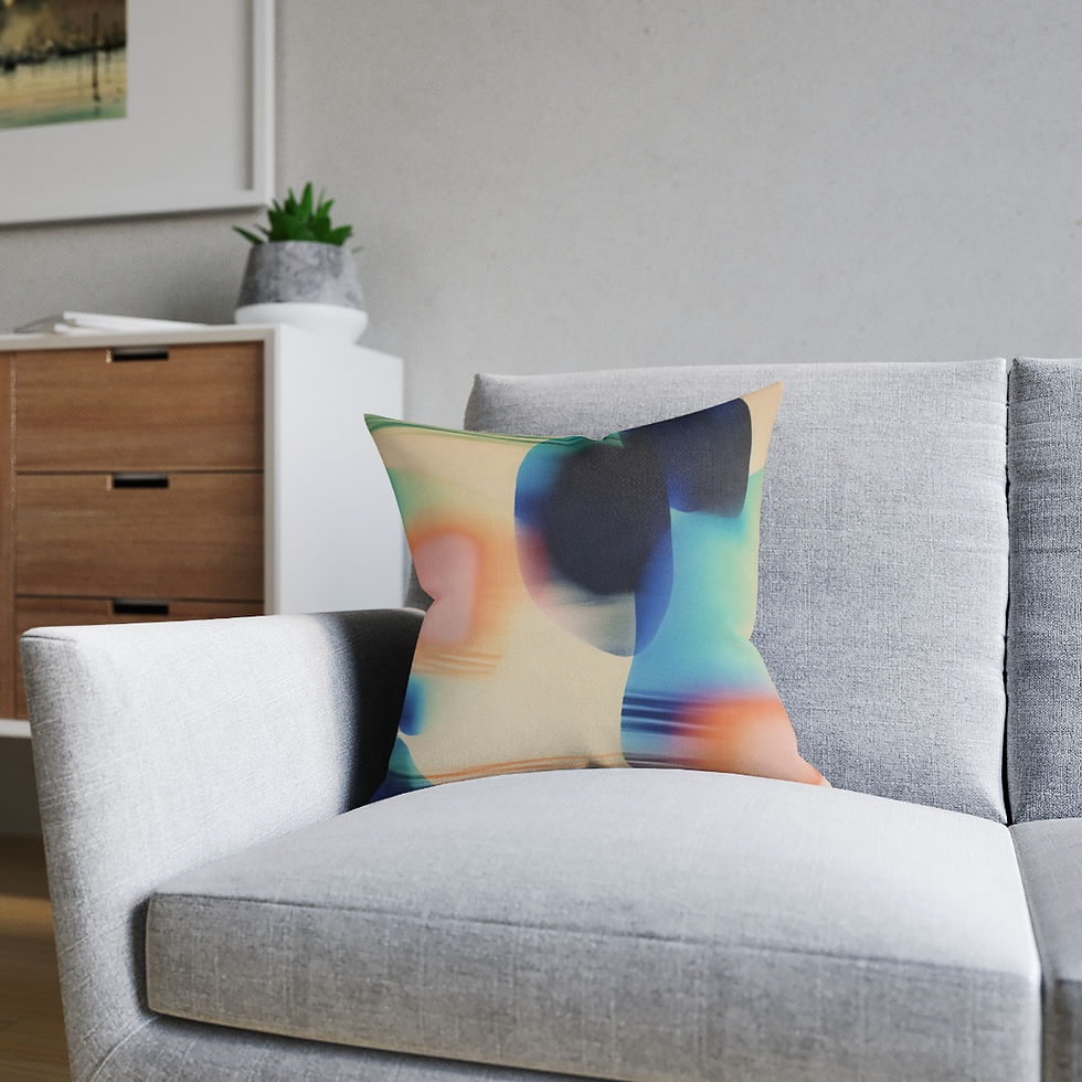 Thumbnail: Pale Abstraction | Cushion |  Retro Modern Inspired Home Decor | The Afternoon