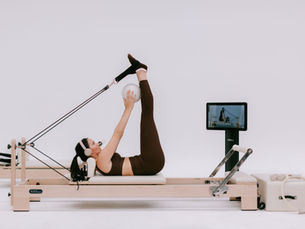 Digital Reformer Pilates class