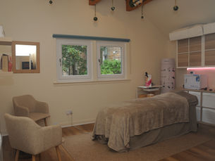 A massage therapy room in Morningside Edinburgh