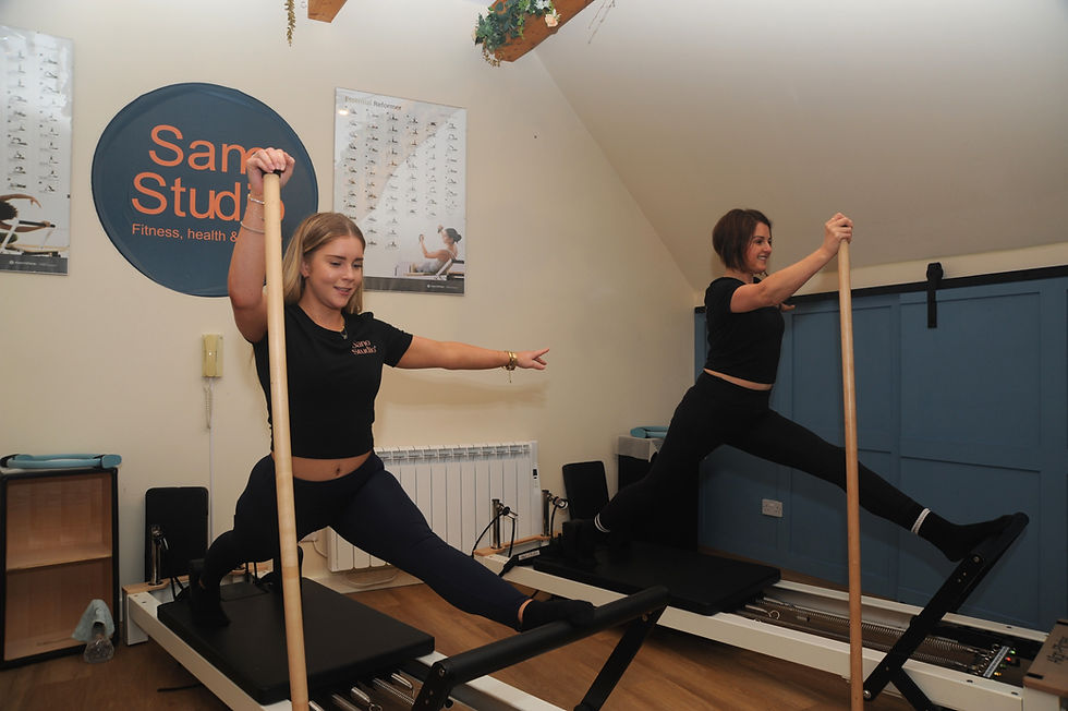 A Reformer Pilates class in Edinburgh