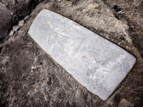 13th c. cross-engraved tombstone found in Gdańsk