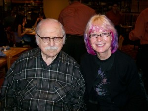 Image: Zecharia Sitchin and Phyllis Galde.