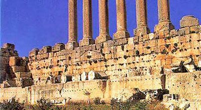 The great stones continue on this side as well, though their substructures are still buried. The Roman temple falls far short of these blocks, another indication they are not designed for the temple but predate it considerably.