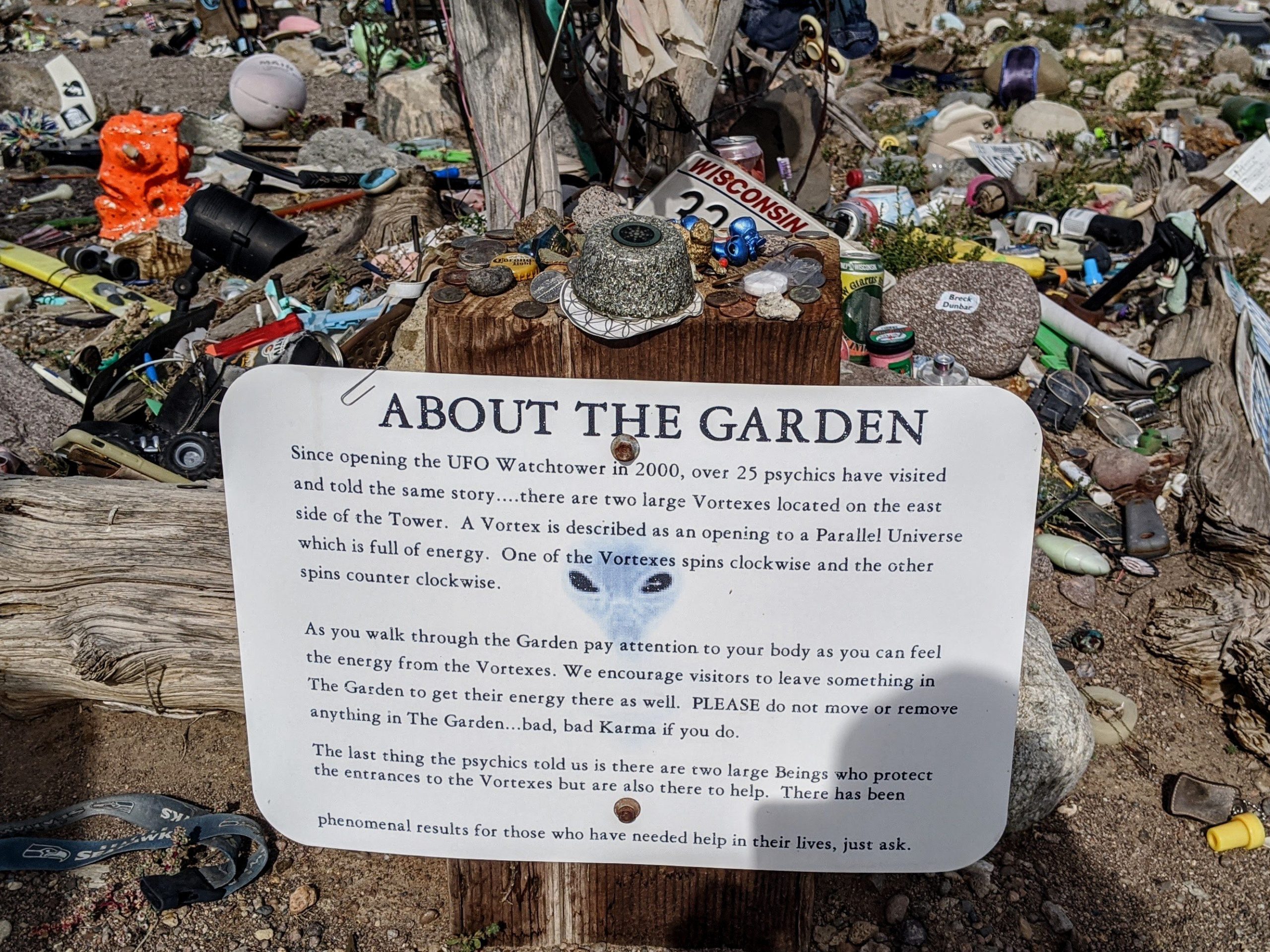 The Healing Garden at the UFO Watchtower