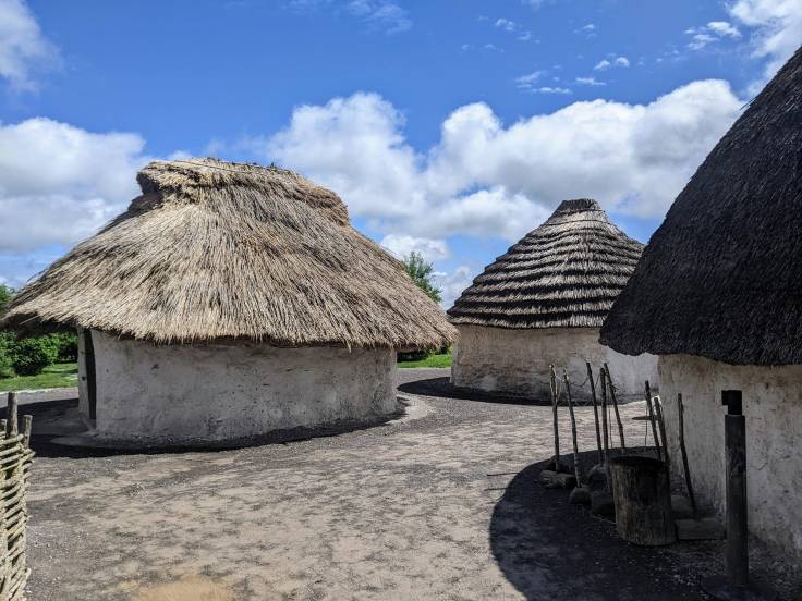 Dwellings of the ancient British settlers