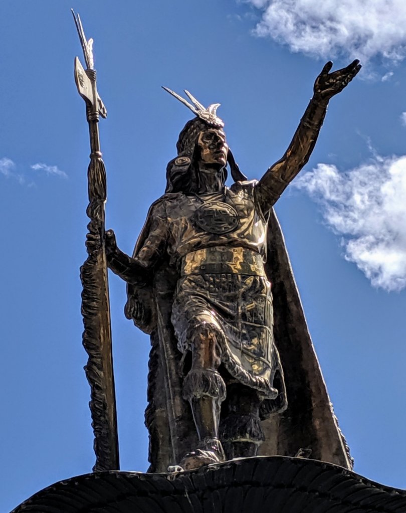 Pachacutec Statue in Cusco