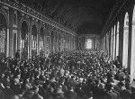 Signing of Versailles Treaty in the Hall of Mirrors, June 28, 1919