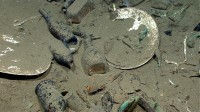 Artifacts from the shipwreck