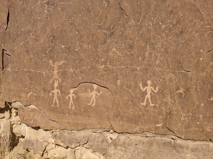 Anasazi Petroglyphs, Chaco Canyon, New Mexico