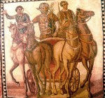 Victorious Red charioteer, 3rd c. mosaic