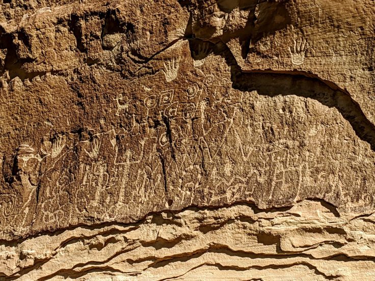Anasazi Petroglyphs, Mesa Verde National Park