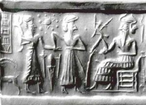 Image: Sumerian cylinder seal VA243