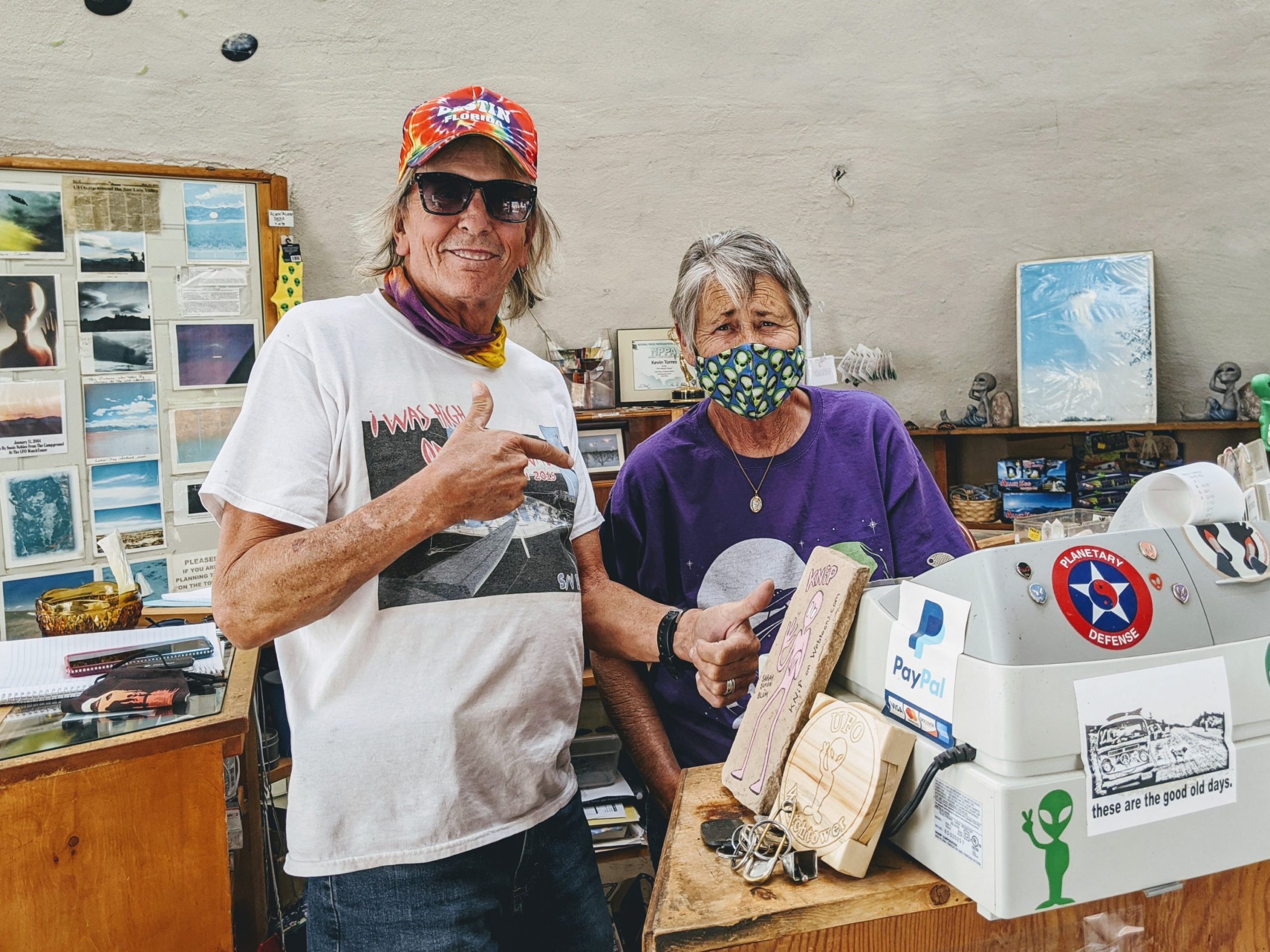 Judy Messoline at the UFO Watchtower