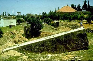 The stone of the South—Hadjar el Gouble, The Stone of the Pregnant Woman—Hadjar el Hibla