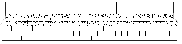 What the original edifice must have looked like—a massive platform.