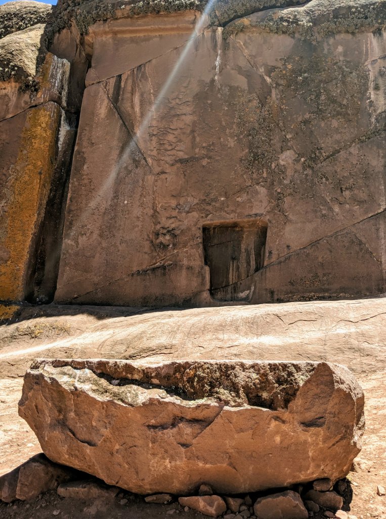 Sacrificial Stone at Aramu Muru